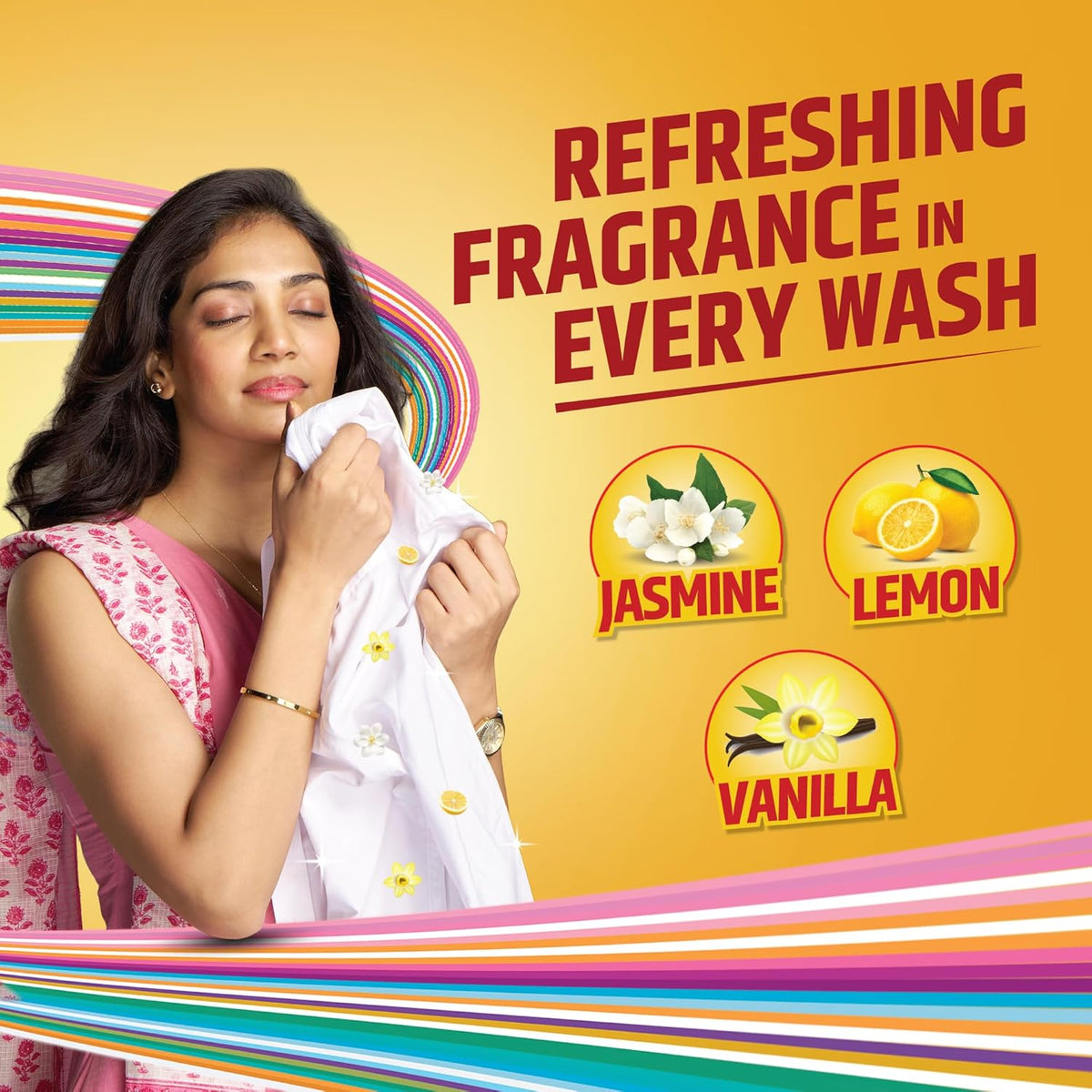 GHADI DETERGENT POWDER WITH ADVANCED DIRT BLAST TECHNOLOGY TOUGH STAIN REMOVAL & REFRESHING FRAGRANCE 3KG